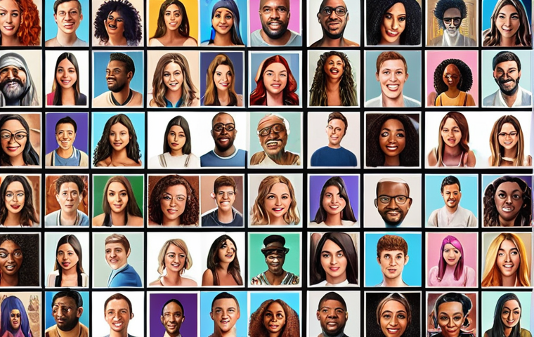 **
"Vibrant digital art depicting a diverse group of people connecting through stories on social media platforms like Facebook, Instagram, and YouTube. Include elements representing blogging and video creation. The style should be modern and uplifting, emphasizing the importance of digital storytelling in today's world."
**