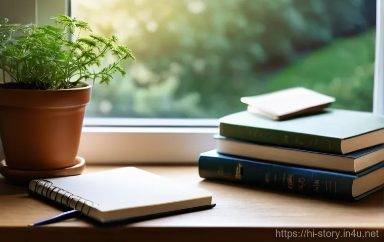 스토리텔러의 일과 생활 균형 - **Prompt 1: Balanced Storyteller's Haven**
    "A diverse female storyteller in her mid-30s, wearing...