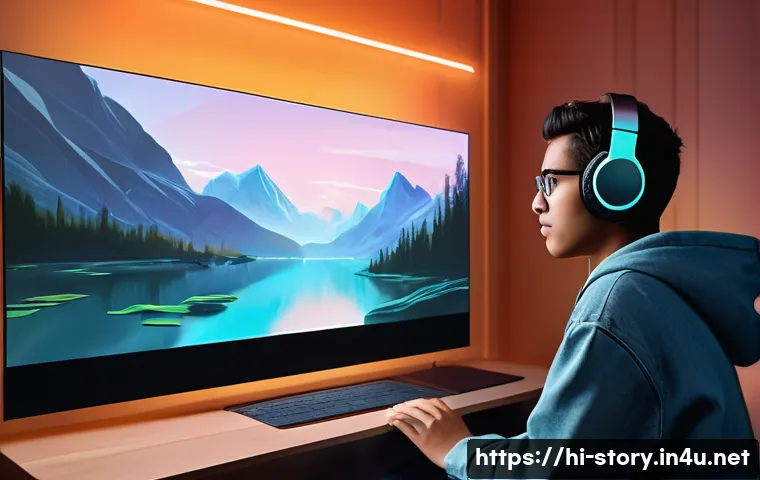 스토리텔러 관련 산업 보고서 요약 - **Prompt 1: Immersive Digital Storyteller**

    A vibrant digital painting of a young adult, gender...