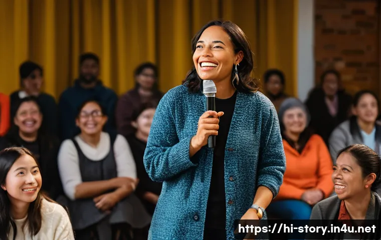 스토리텔러 직무에서의 스토리 제작 능력 향상 방법과 사례 분석과 연구 - **Prompt:** A dynamic storyteller, a woman in her late 30s with expressive eyes and an engaging smil...