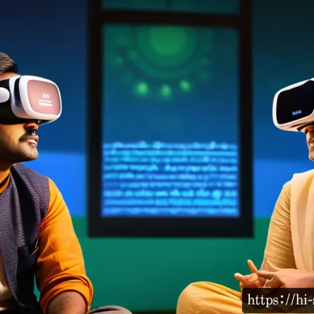 스토리텔러 직무와 관련된 최신 연구 - A vibrant digital storytelling workshop scene featuring diverse Indian adults engaged in interactive...