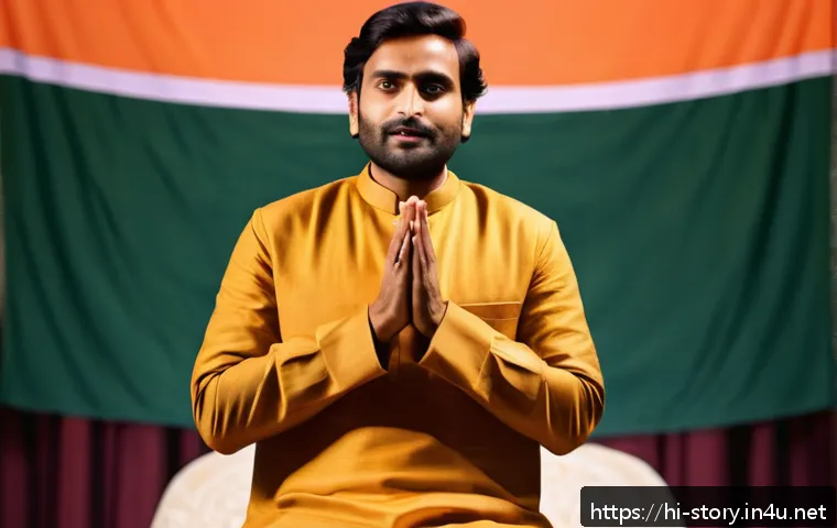 스토리텔러 자격증 취득 과정에서 주의해야 할 점 - A confident Indian storyteller in traditional casual attire, wearing a kurta and jeans, standing on ...